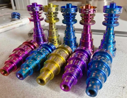 Colored titanium Colored titanium