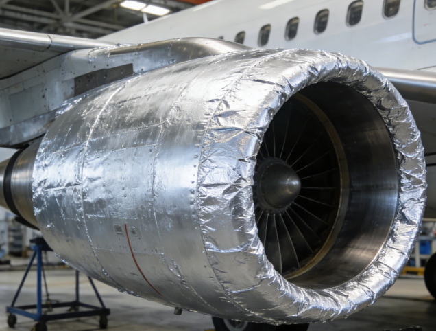 How can titanium anodes be used for corrosion protection in spacecraft?