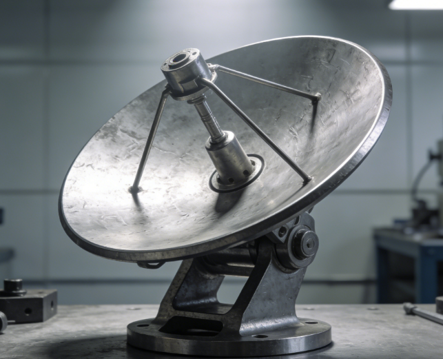 Which titanium forgings are used for satellite brackets?